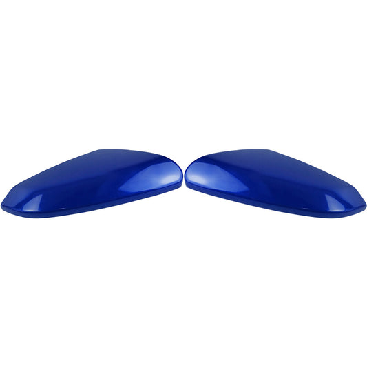 1 Pair Exterior Mirror Cover Front Left Right Blue for Honda for Civic 2016 - 2020