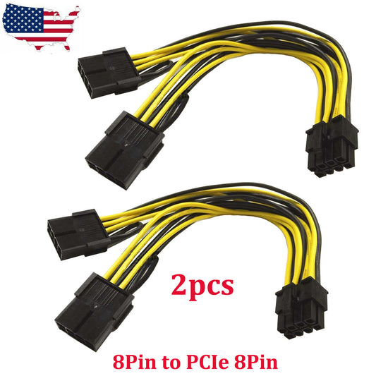NVIDIA Dual 8 to 8 Graphics Card Power Cables for K80 M40, M60, P40, P100 GPUs n