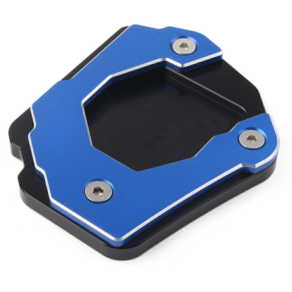 CNC Kickstand Foot Side Stand Extension Plate Pad for BMW F800 GS/ADV 15-17 Blue Q