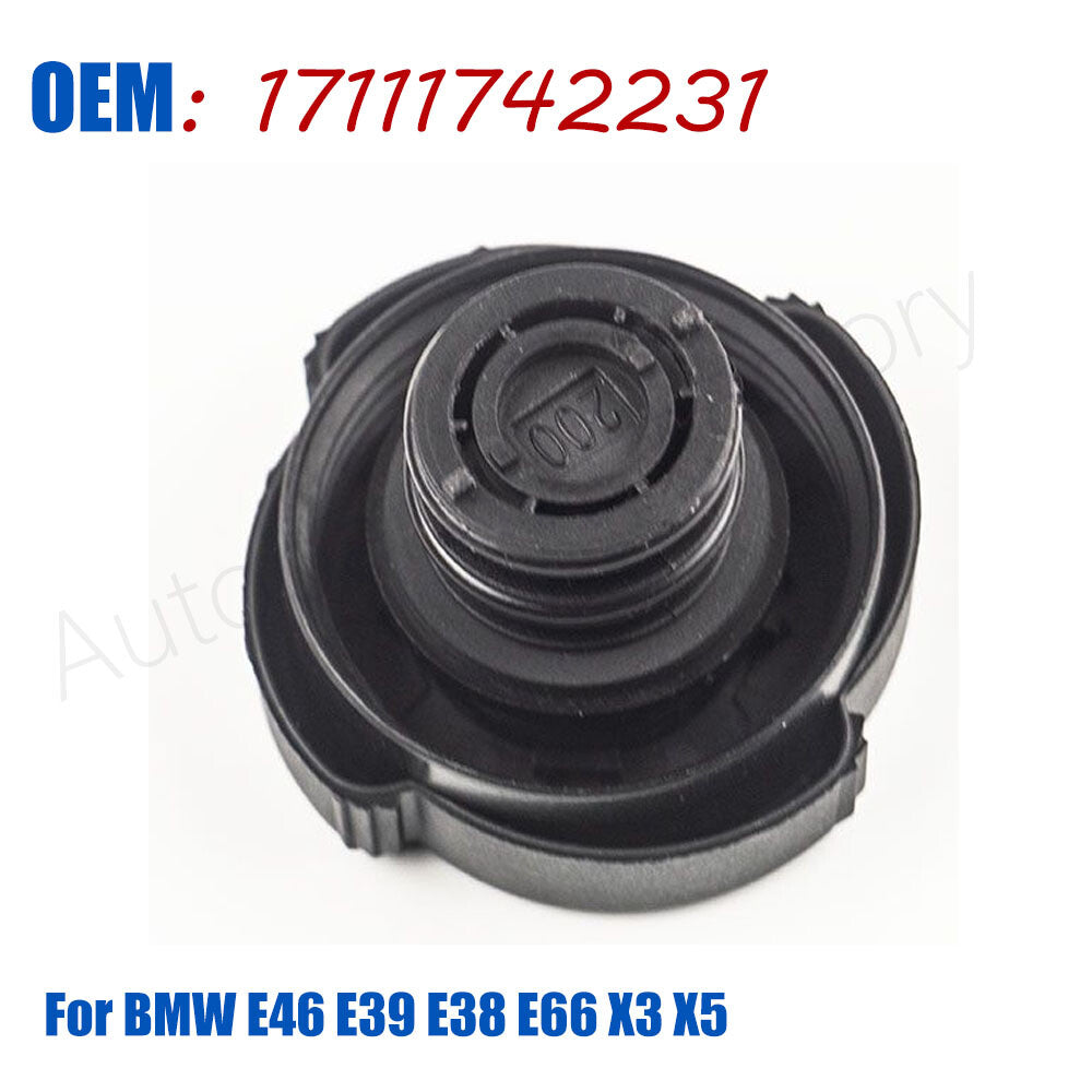 Radiator Coolant Reservoir Tank Cap for BMW E46 E39 E38 E66 X3 X5 17111742231NEW