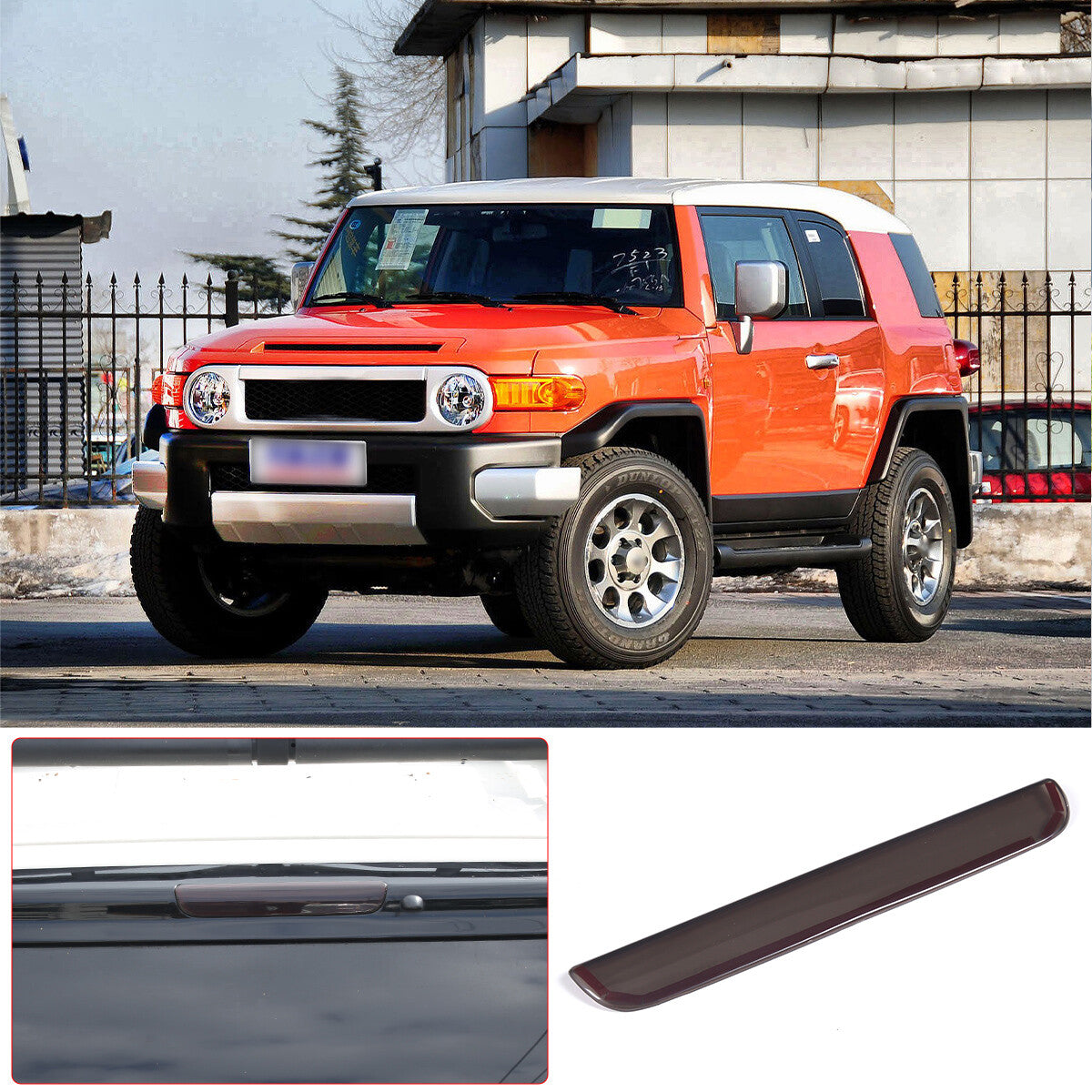 ABS carbon fiber dashboard vent cover trim for Subaru Crosstrek 21-23