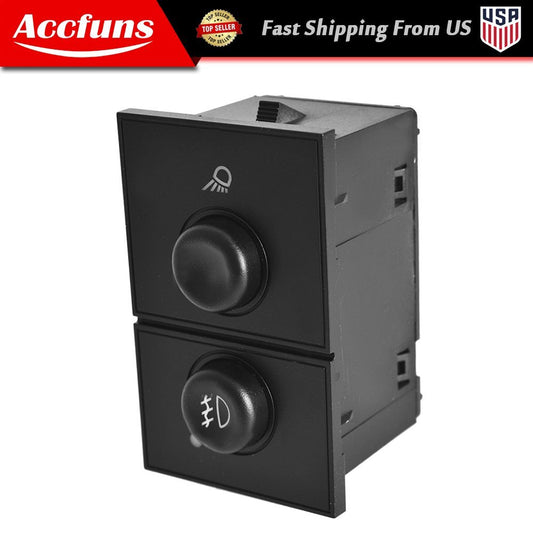 The new fog light push-button switch is compatible with for Cadillac for GMC Silverado models 03-07. n