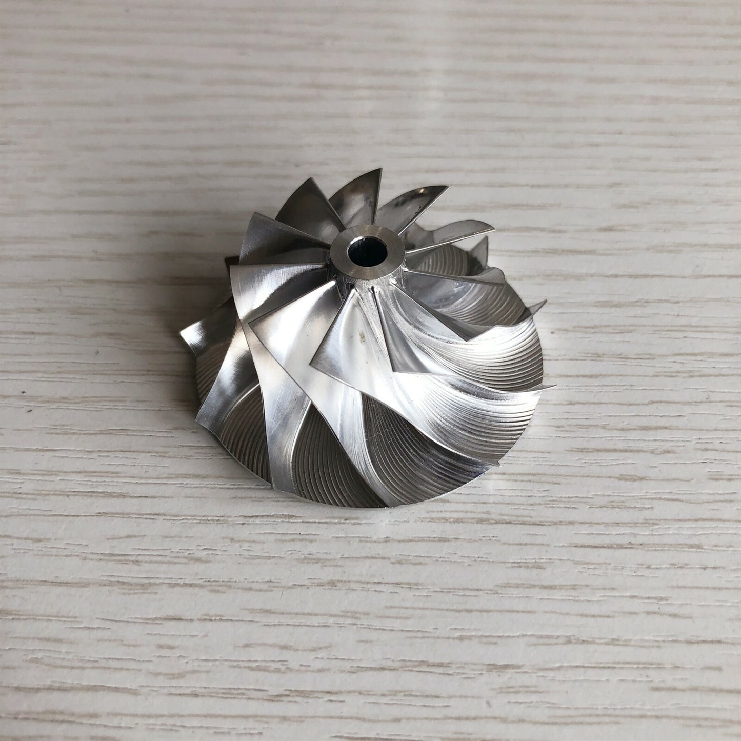 RHF5 36.60/52.50 mm 11+0 blade billet compressor wheel suitable for Mazda VJ26