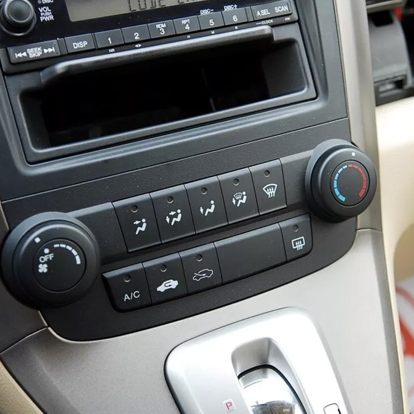 A/C Heater Temperature Climate Control Button Panel For 2007-2011 for Honda CR-V CRV Q