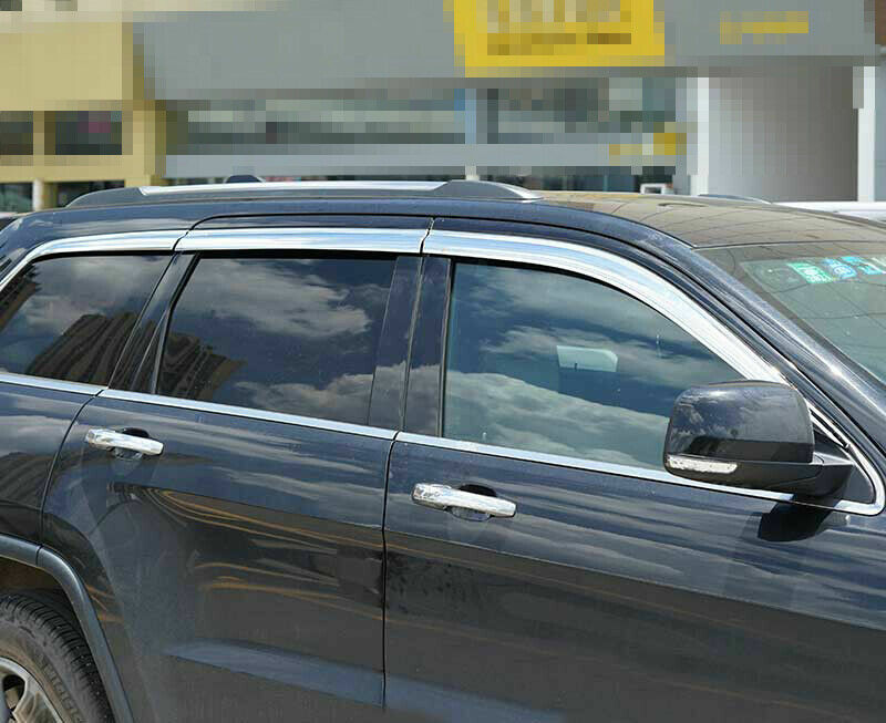 for Jeep Grand Cherokee 2011-2020 Chrome Windows Strip Sill Molding Frame cover