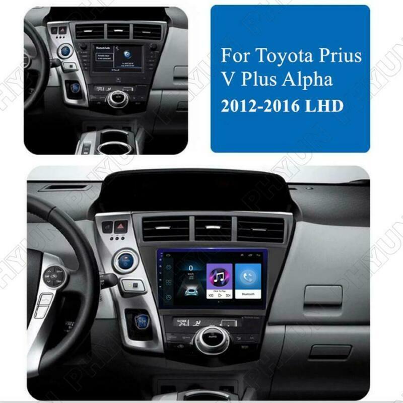 Compatible with 2012-16 Prius V Plus Alpha LHD Stereo Radio 2+32GB 9-inch Android 10.1 n