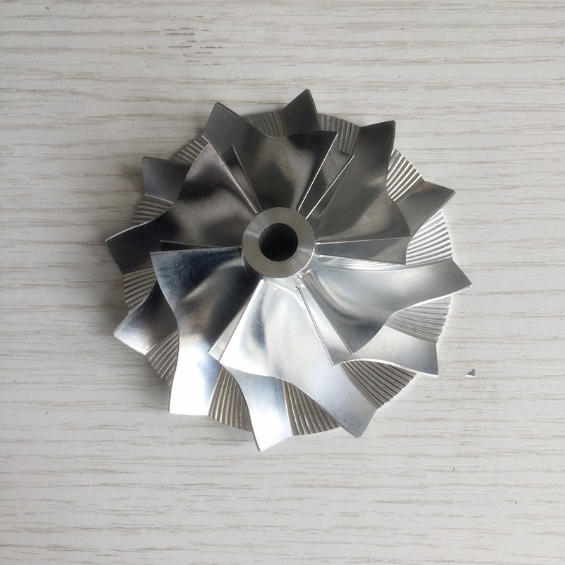 K23 5223-123-2005 53.50/80.00mm 6+6 blades performance Billet compressor wheel