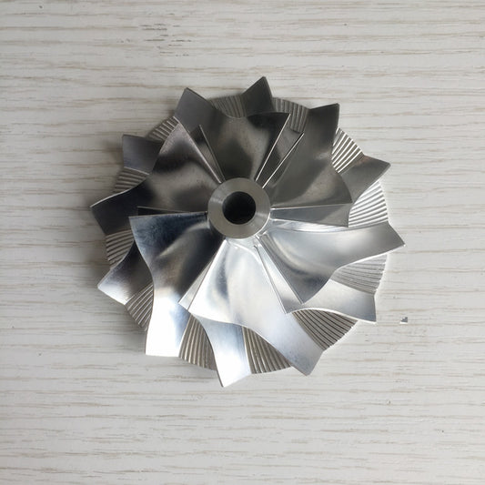 K23 5223-123-2005 53.50/80.00mm 6+6 blades performance Billet compressor wheel
