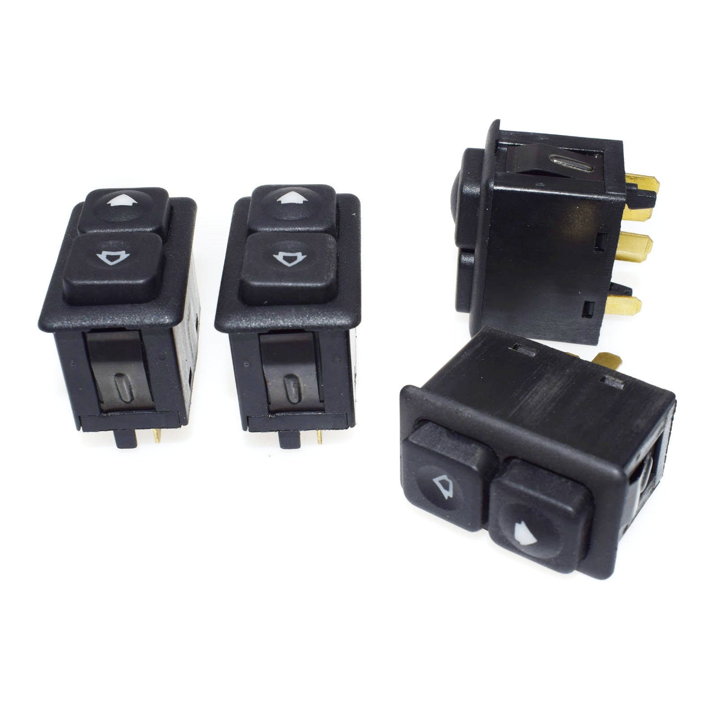 4-piece lighting, power, and window switch set suitable for E23, E24, E28, and E30 models 61311381205- n