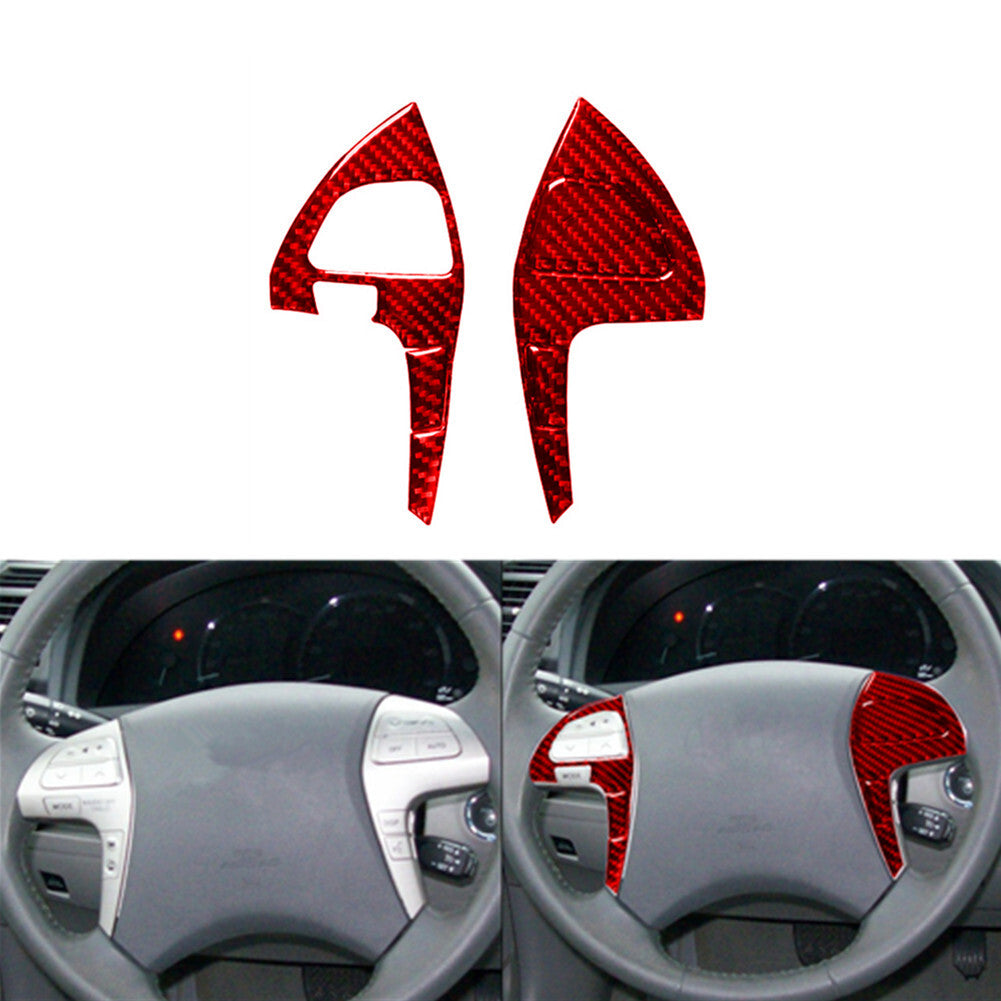 Red Radio Navigation CD Player Carbon Fiber Trim for Cadillac CTS 2003-2007 v