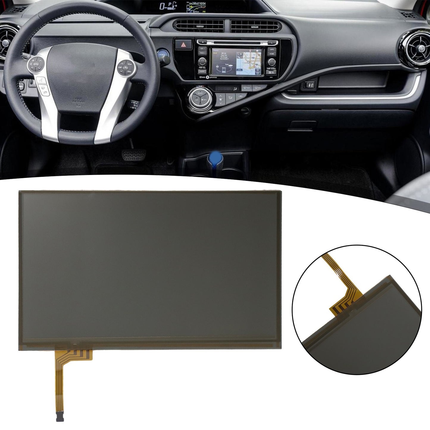 Digitizer Part 7.3\ Accessories Digitizer for Toyota Glass LTA070B510F