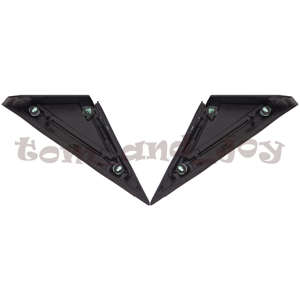2pcs Front Left Right for Cadillac SRX Mirror Corner Triangle Molding Fender