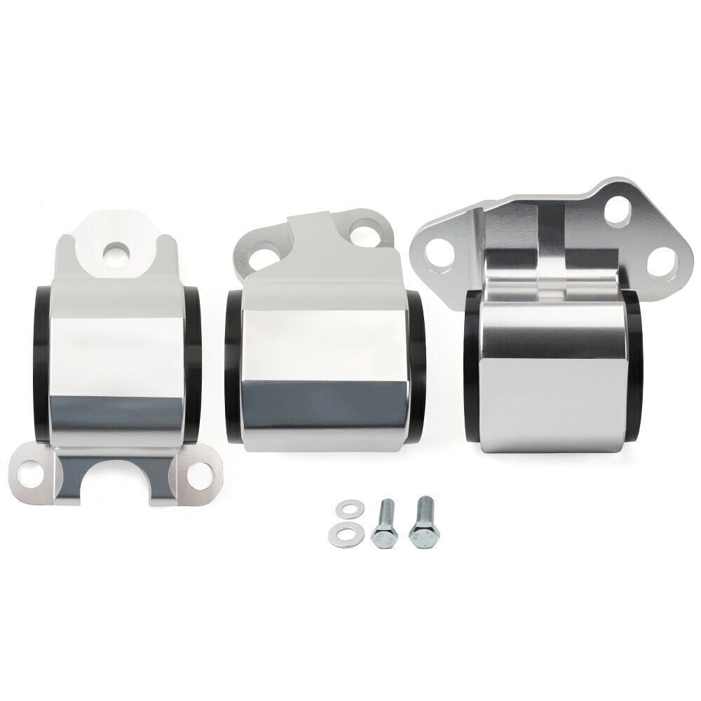 Fit For 2 Bolt Engine Mount Kit Eg EH/DC D15/D16 B16/B18 Swap Motor Chrome Q