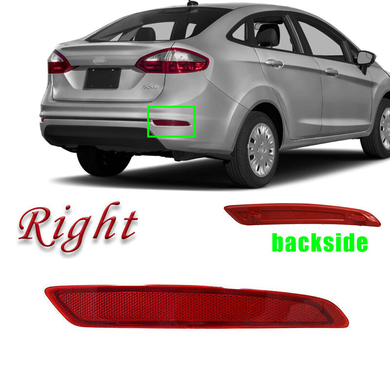 Right Rear Bumper Reflector light for Ford Fiesta 2014-2019 Sedan BS7Z13A565A