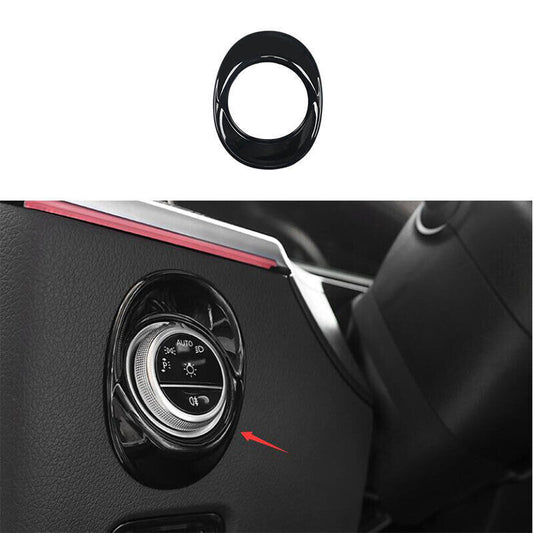 Fit for Benz EQE EQS 2022-2023 Gloss Black Function Control Button Frame Trim B n