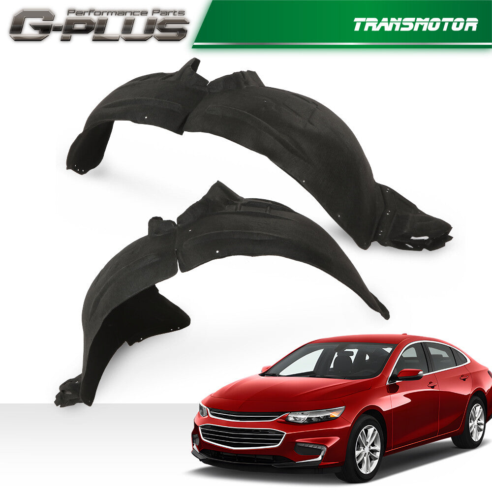 Suitable for 16-18 for Chevrolet Malibu front fender liners, drive and passenger side Q
