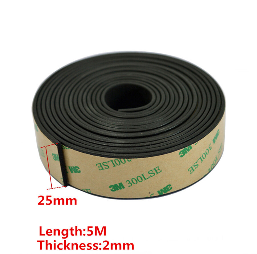 5M 25mm Car Windshield Sealant Rubber Sunroof Triangular Window Sealed Strips