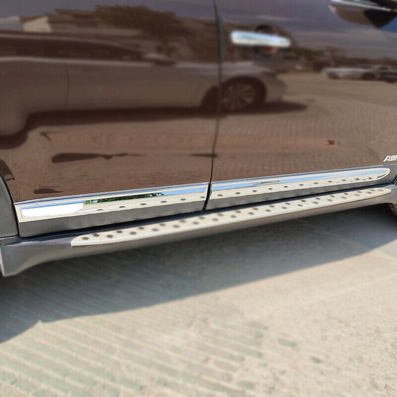 for Kia Sorento 2009-2015 Chrome ABS Door Body Side Molding Cover Trim Guards