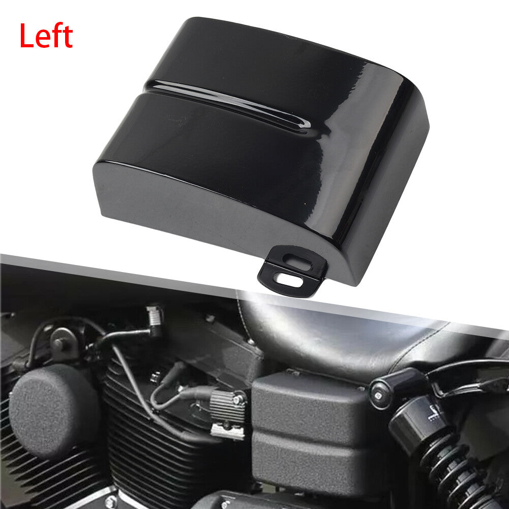 Left Side Battery Cover Metal for Harley Dyna Street Bob FXDB Super Wide Glide