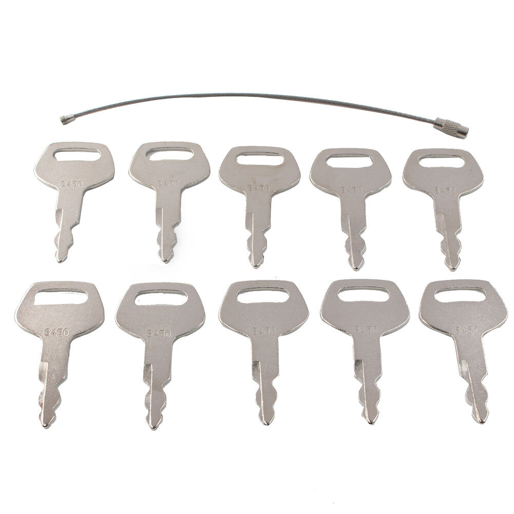 Ignition Key S450 Fit Sumitomo For JCB Excavator Heavy Equipment KHR20070 10pcs