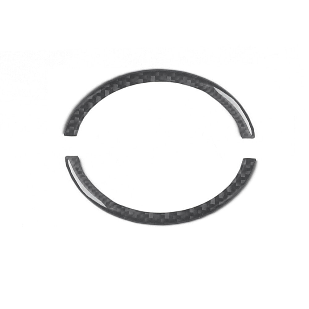 Carbon Fiber Steering Wheel Decorative Cover Trim for Chrysler 300 2005-2007