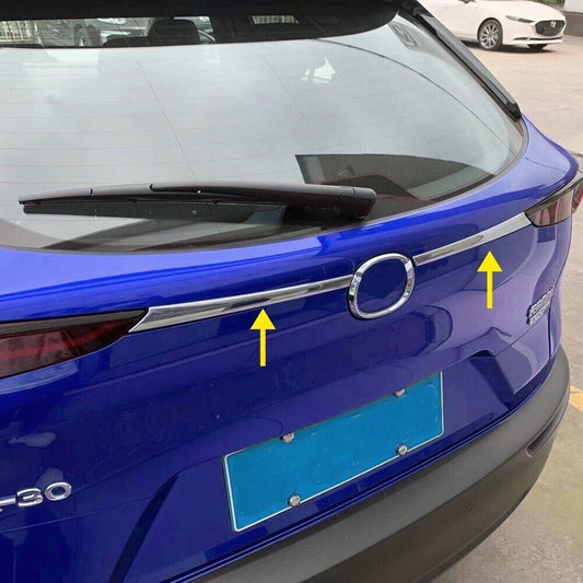 2X ABS Chrome Rear Tail Trunk Molding Cover Trim For 2020-2024 for Mazda CX-30 CX30