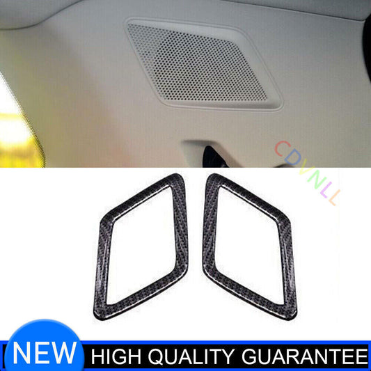 Fit for Volkswagen Atlas 2018-23 ABS Carbon Fiber Rear LR Speaker Frame Trim 2X