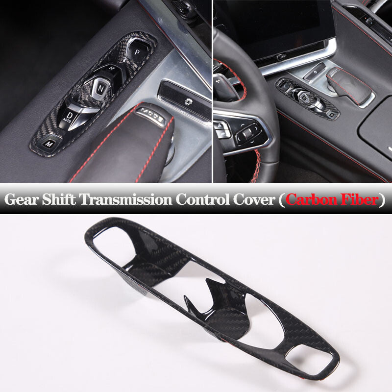 Carbon ABS Engine Bracket Vibration Isolation Panel Cover Trim for Corvette C8 2020-23-. v