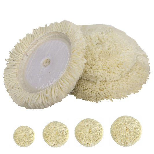 Polishing pads, polishing pad kits, wool hooks, polishing wheels for cars, double-person use Q
