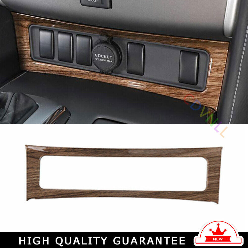 Console Cigarette Lighter Storage Box for Nissan Armada Y62 2017-2020 Wood Grain