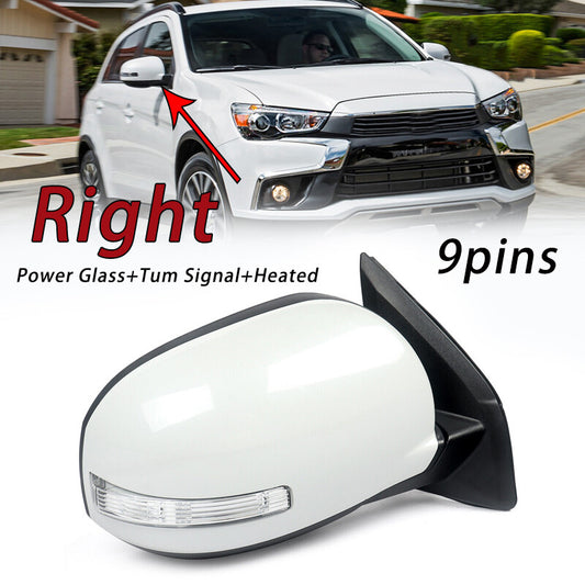 Right rearview mirror turn signal 9-line for Mitsubishi Outlander Sport ASX 14-19