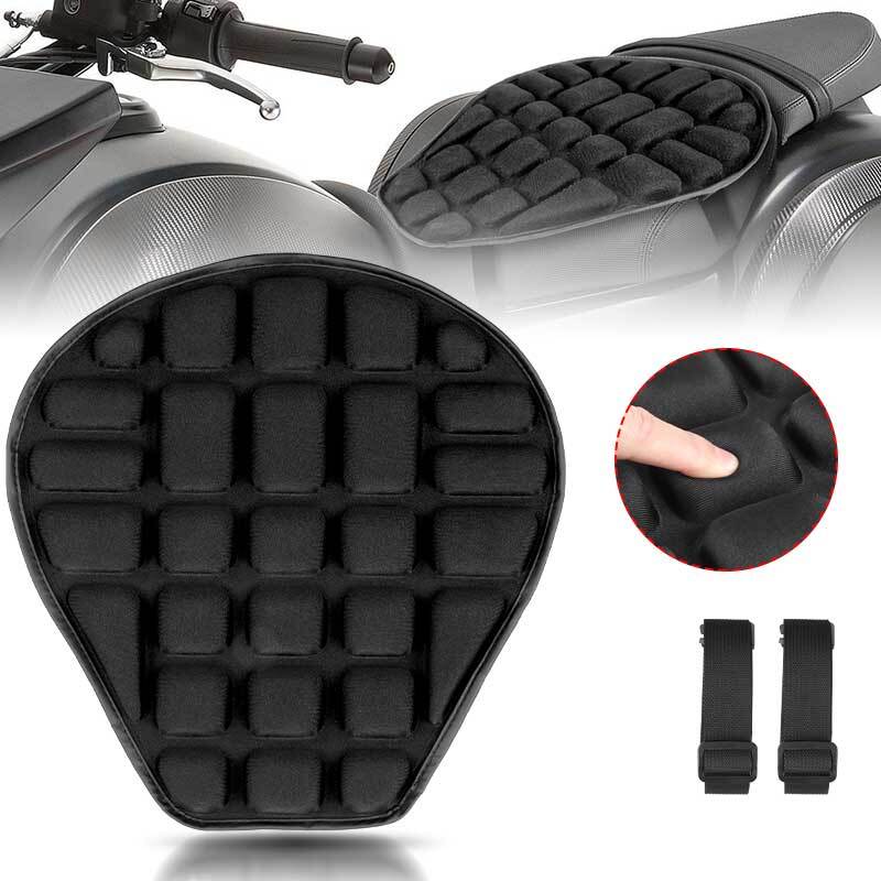 Motorcycle 3D Comfort for Seat Cushion Pillow Pad Pressure Relief Cover Universal