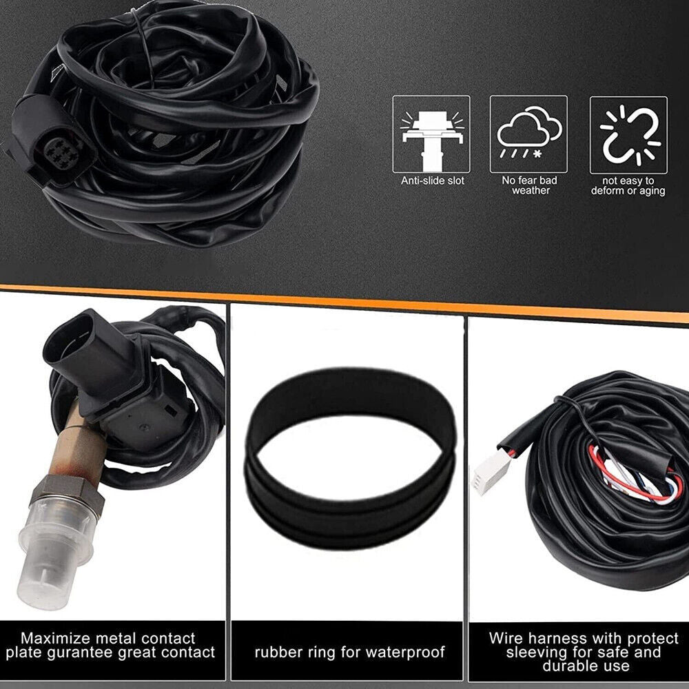 52mm wideband O2 meter air/fuel ratio AFR with 4.9LSU oxygen sensor suitable for 30-4110 Q