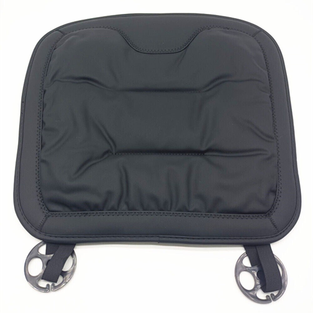 Front Car for Seat Cover PU Leather Chair Cushion Protector Mat/ Universal Black n