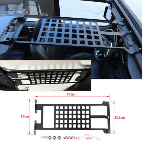 Iron Car Front Roof Storage Rack Cargo Carrier for Jeep for Wrangler JL JT 2018-2023 n