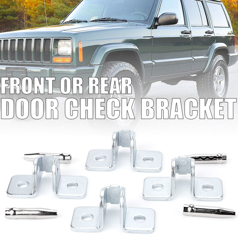 Door Check Bracket Pin Replacement Repair 4 Door fits 84-01 for Jeep Cherokee XJ