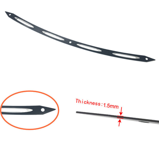 Black Batwing Fairing Windshield Trim for Harley Electra Street Glide Touring Q