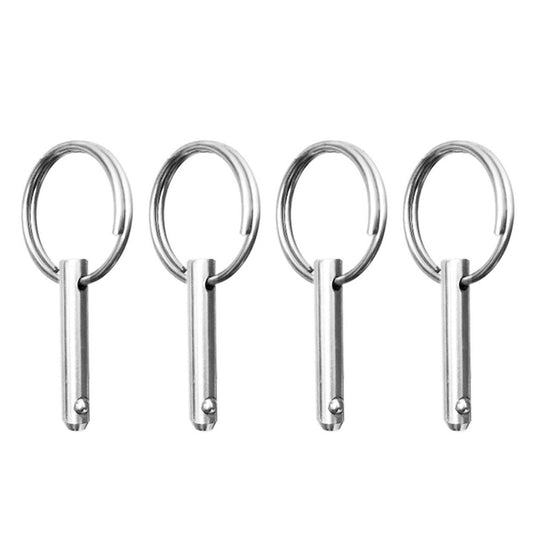 4X Quick Release Pin 1/4 Stainless Steel For Boat Bimini Top Marine Hardware US