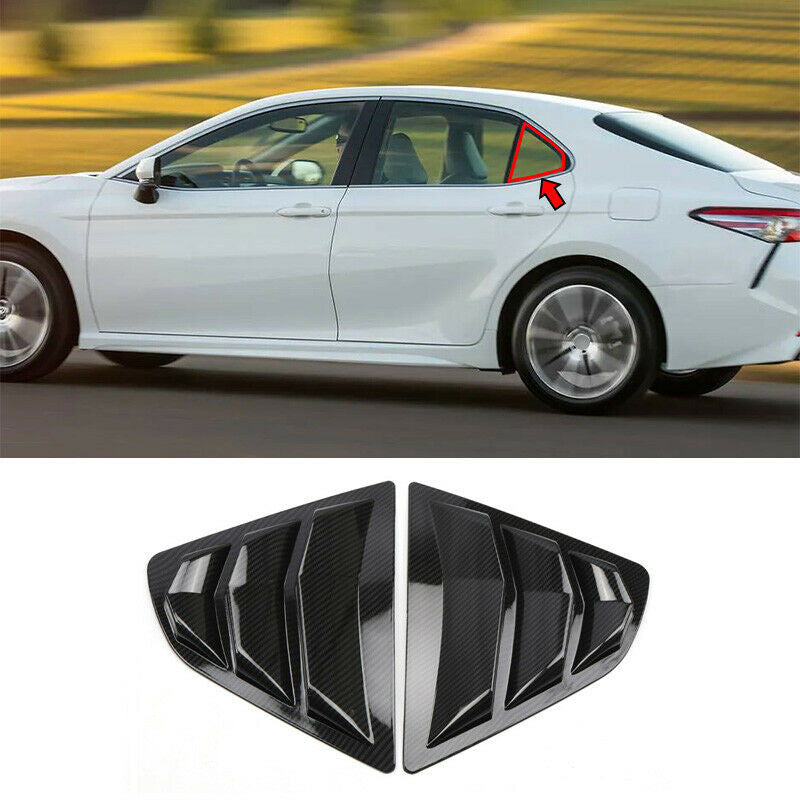 For Rogue 2021-22 Carbon Fiber Tailgate Trunk Lid Grab Handle Cover Trim v