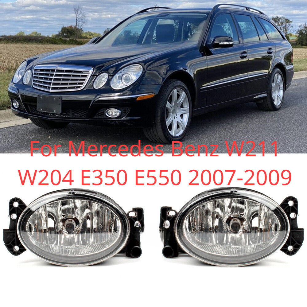 A Pair Front Halogen Fog Lamp for Mercedes Benz W211 W204 E350 E550 2007-2009 Q