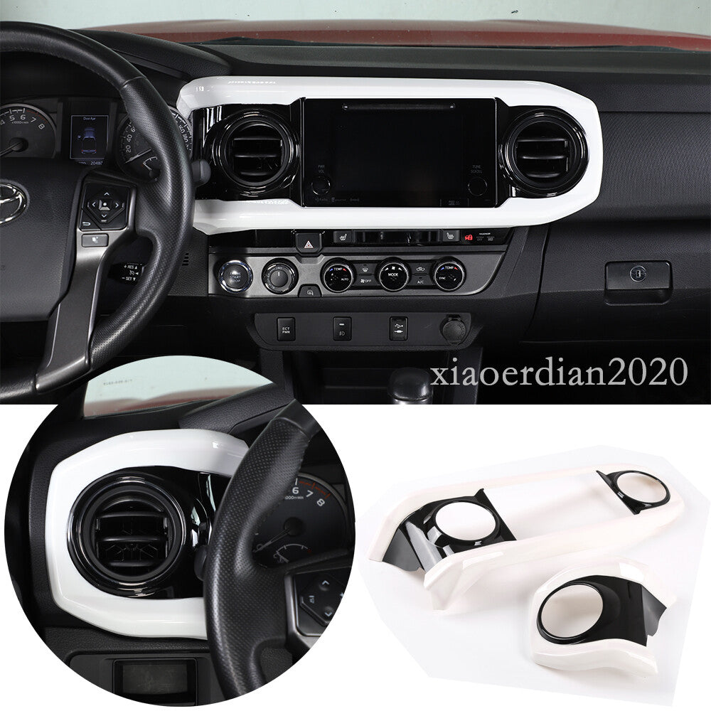 Matte Black Interior GPS Navigation Frame Cover for Toyotaa FJ Cruiser 2007-21- v