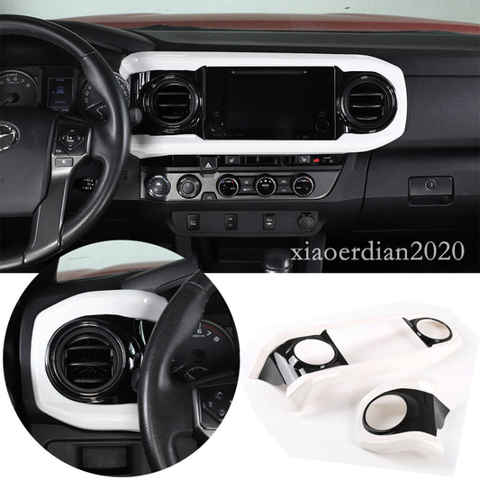 Matte Black Interior GPS Navigation Frame Cover for Toyotaa FJ Cruiser 2007-21- v
