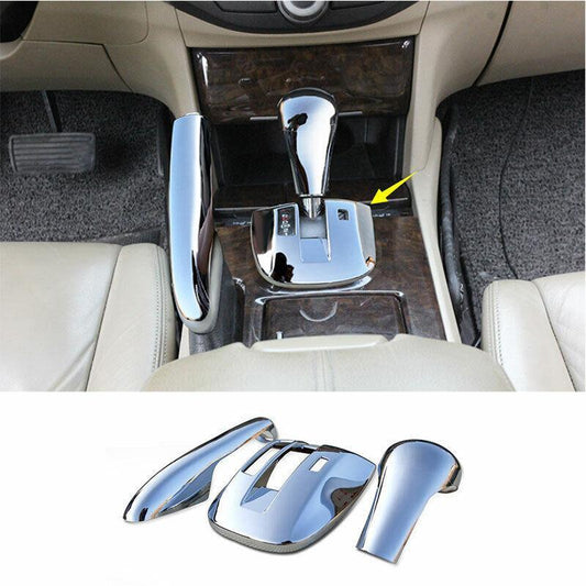for Honda Accord Crosstour 2008-2013 Chrome Middle Console Gear Shift Trim 1pcs
