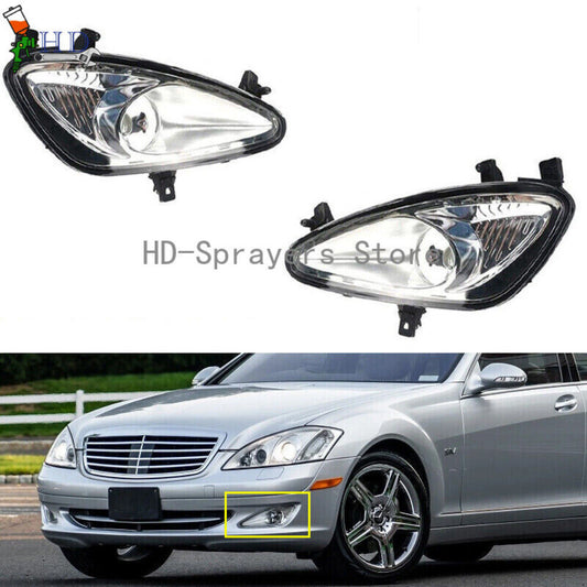 One pair of front bumper DRL fog lights are suitable for 2007-2009 for Mercedes-Benz W221 S550 S600