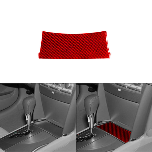 Red Carbon Fiber Below Storage Cover Trim Type B for Toyota for Camry 2007-2011