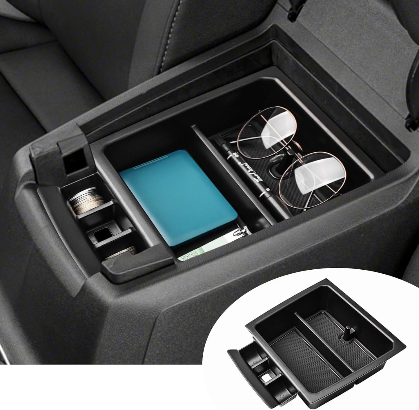 Suitable for 2023-2024 for GMC for Canyon cab console armrest storage box storage accessories. n
