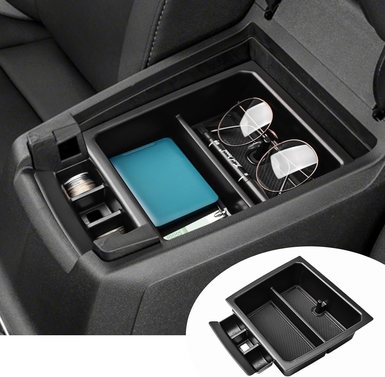 Suitable for 2023-2024 for GMC for Canyon cab console armrest storage box storage accessories. n