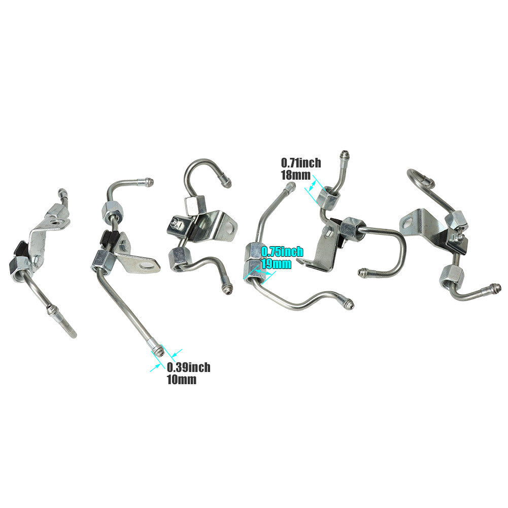 6-Piece Fuel Injection Line 2003-09 for Dodge for Ram 2500 Diesel 5.9L 5289447