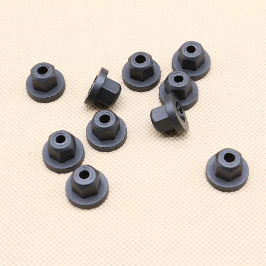 10-piece set of fastener clips for BMW exterior bumper cover cable ties and nuts 51127046 for 911