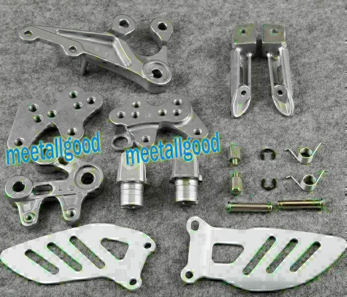 Fit for SUZUKI 2005-2011 GSXR 1000 K5 motor Front Rider Footrest Foot Pegs Brackets